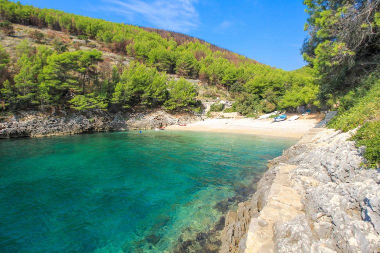 Best beaches in Korcula Island Croatia